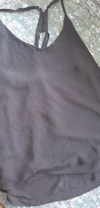 Cut spaghetti strap top.